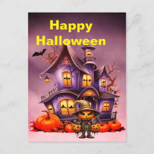 Spooky Halloween  Postcard