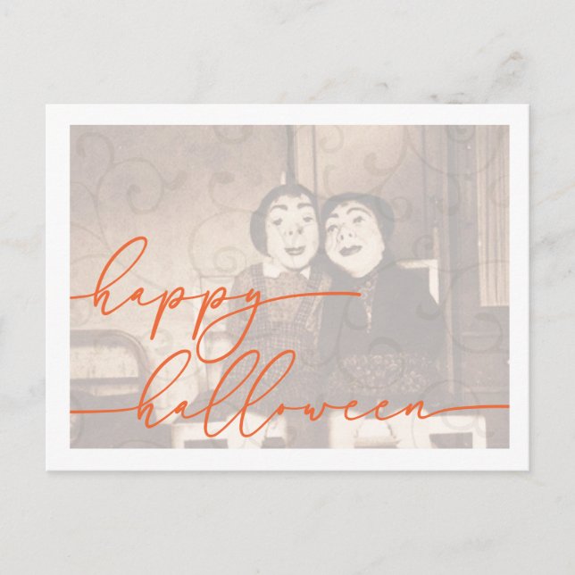 Spooky Halloween Postcard Template (Front)