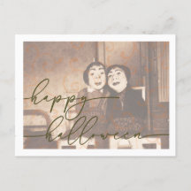 Spooky Halloween Postcard Template