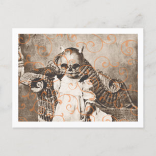 Spooky Halloween Postcard Template