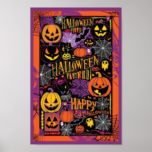 Spooky Halloween Poster (Front)