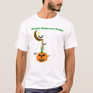 Spooky Halloween Pumpkin Hanging From Noose And Mo T-Shirt