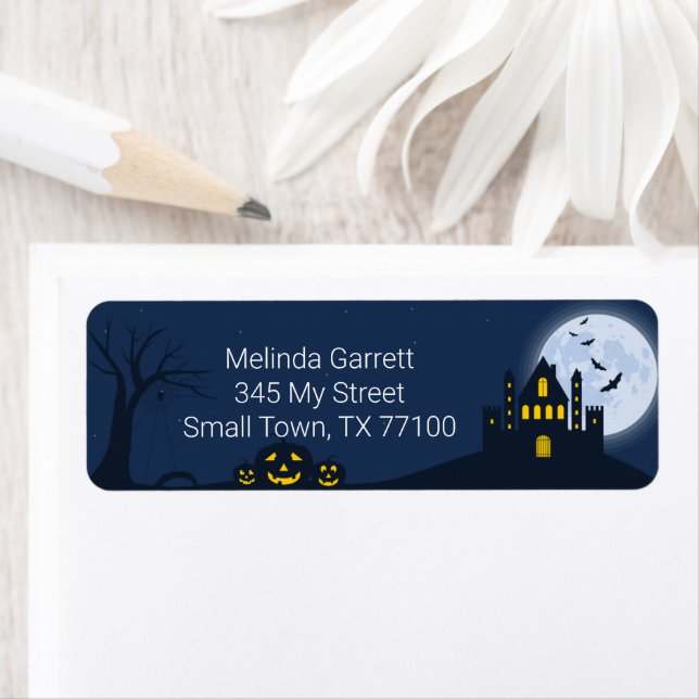 Spooky Halloween Pumpkin Haunted House (Insitu)