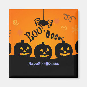 Spooky Halloween Pumpkins Jack-o-Lanterns Magnet