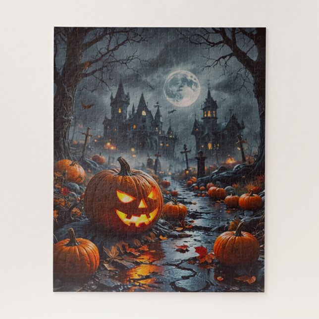 Spooky Halloween Puzzle (Vertical)