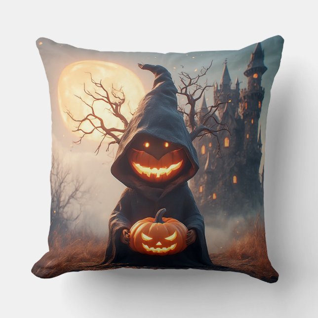 Spooky Halloween Setting Cushion (Front)
