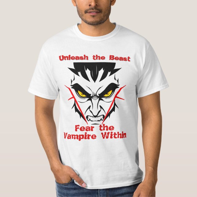 Spooky Halloween Skeleton T-Shirt (Front)