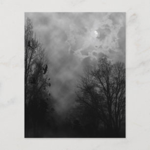 Spooky Halloween Sky with Ravens Flyer