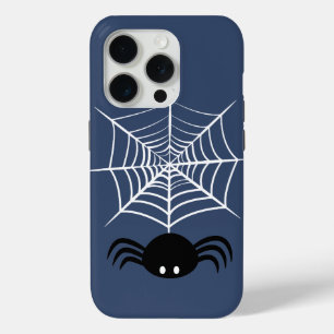 Spooky Halloween Spider Illustration iPhone 15 Pro Case