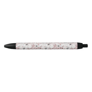 Spooky Halloween Spider Web Black Ink Pen