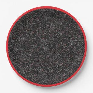 Spooky Halloween Spider Web Paper Plate