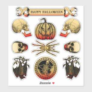 Spooky Halloween Stickers
