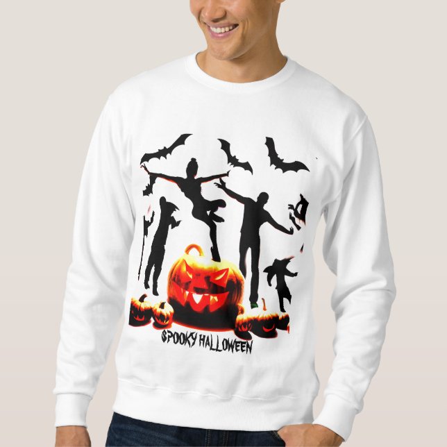 Spooky Halloween T-Shirt Sweatshirt (Front)