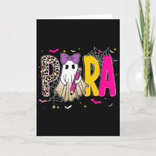 Spooky Halloween Teacher Para Counselor Sped Prepp Card