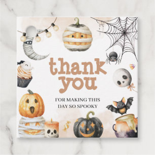 Spooky Halloween Thank You Tag