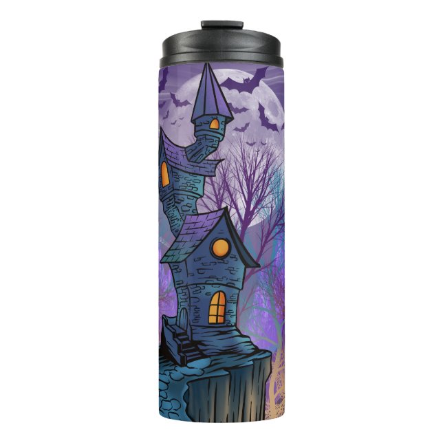 Spooky Halloween Thermal Tumbler (Front)