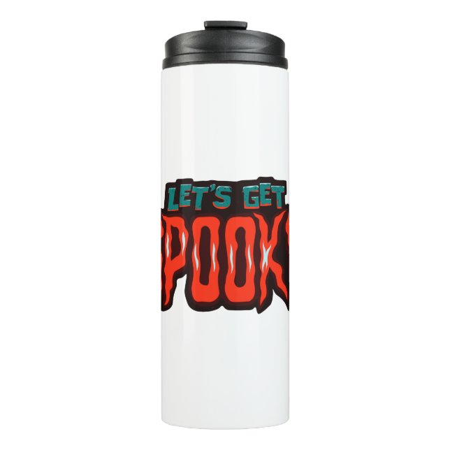 Spooky Halloween Thermal Tumbler (Front)