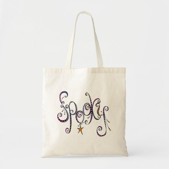 Spooky Halloween Tote Bag (Front)