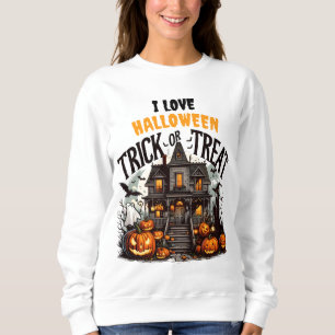 Spooky Halloween trick-or-treat night Sweatshirt