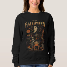 Spooky Halloween Vintage Design – Ghost, Pumpkin 