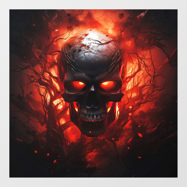 Spooky Halloween Window Cling (Sheet)