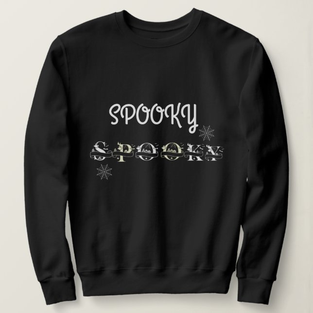 Spooky Halloween Women Sweatshirt (Design Front)