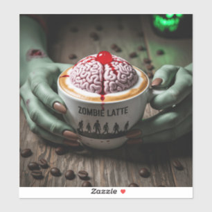 Spooky Halloween Zombie Latte