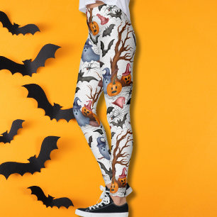 Spooky Happy Halloween Costume  Leggings