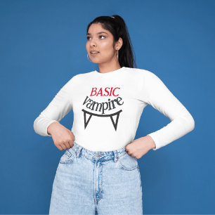 Spooky Happy Halloween party Basic vampire teeth Sweatshirt