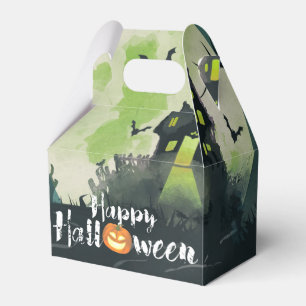 Spooky Haunted House Costume Night Sky Halloween Favour Box