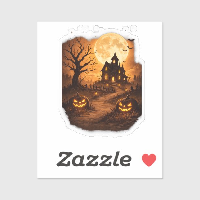 Spooky Haunted House Halloween  (Sheet)