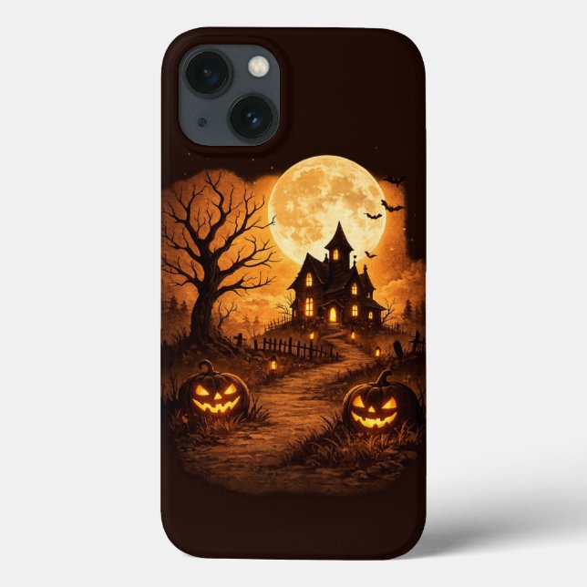 Spooky Haunted House Halloween  Case-Mate iPhone Case (Back)