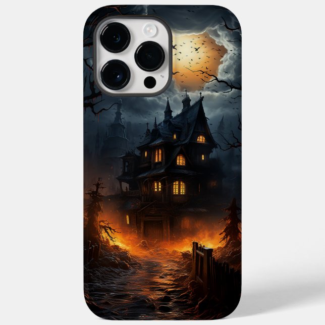 Spooky Haunted House Halloween Case-Mate iPhone Case (Back)