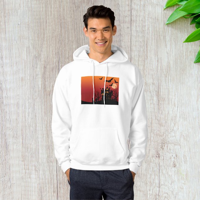 Spooky Haunted House Halloween Night  Hoodie (Creator Uploaded)