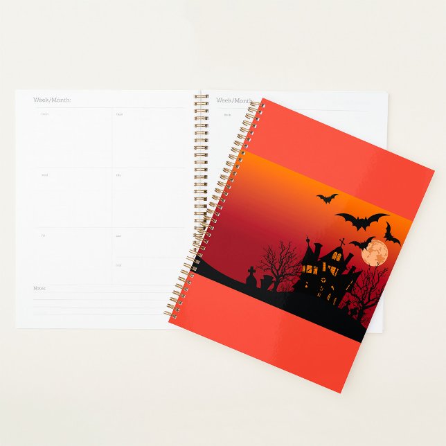 Spooky Haunted House Halloween Night  Planner (Creator Uploaded)