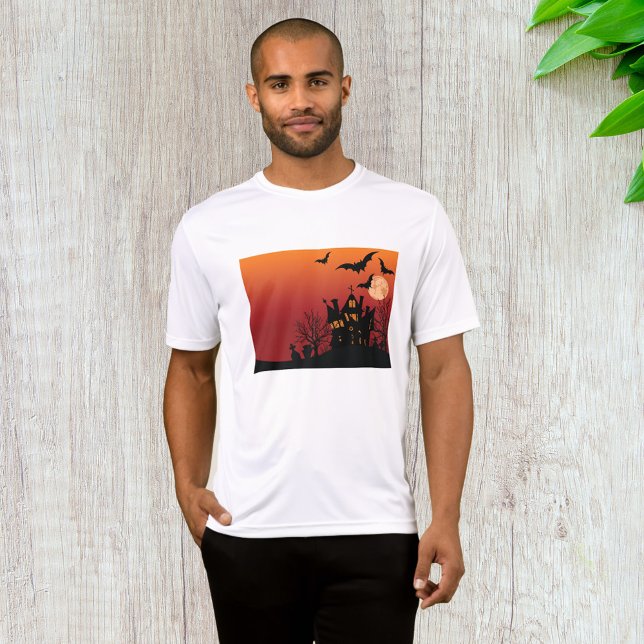 Spooky Haunted House Halloween Night  T-Shirt (Creator Uploaded)