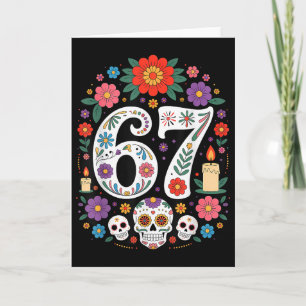 Spooky Haunted Six Seven Trending 67 Gen Alpha  Card