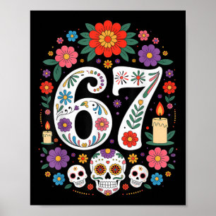 Spooky Haunted Six Seven Trending 67 Gen Alpha  Poster