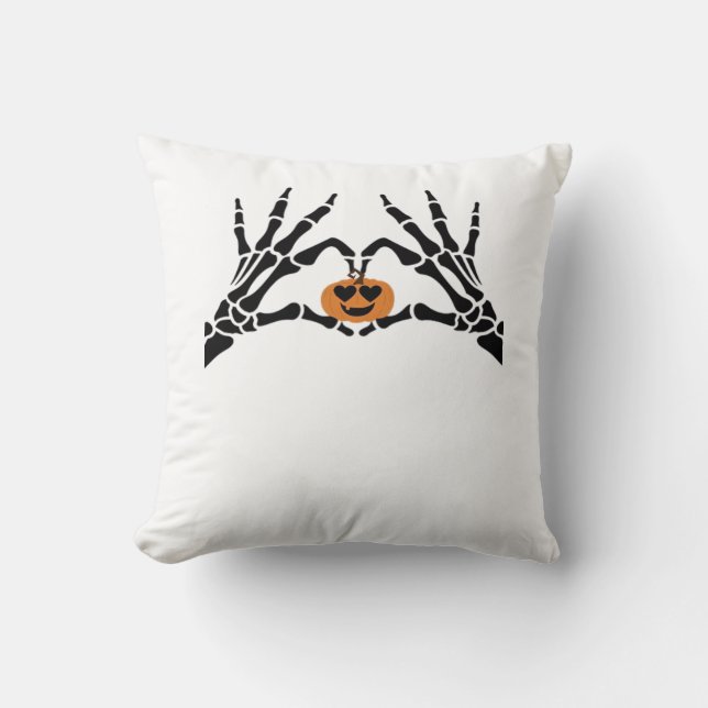 Spooky Heart Hands Classic Cushion (Front)