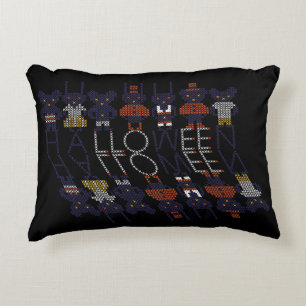 Spooky Horror Stick Cross Halloween Monsters Decorative Cushion