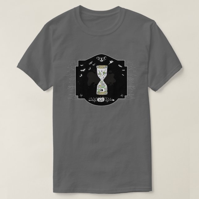 Spooky Hourglass T-Shirt (Design Front)