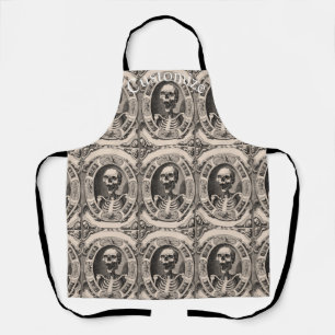 Spooky Human Skull Thunder_Cove Apron