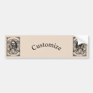 Spooky Human Skull Thunder_Cove Bumper Sticker
