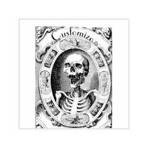 Spooky Human Skull Thunder_Cove Self-inking Stamp