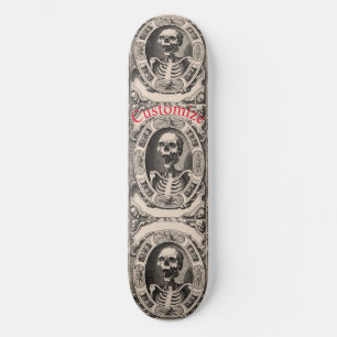 Spooky Human Skull Thunder_Cove   Skateboard