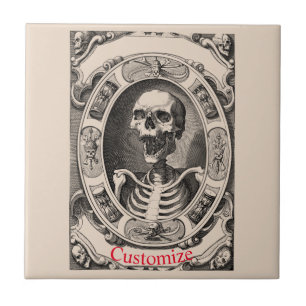 Spooky Human Skull Thunder_Cove  Tile