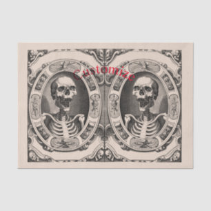 Spooky Human Skull Thunder_Cove  Tissue Paper