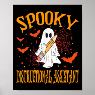 Spooky Instructional Istant Halloween School Poster