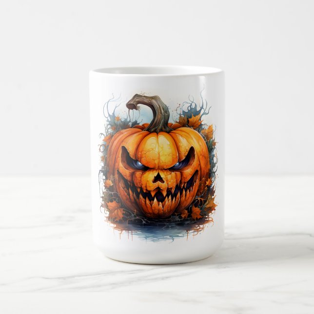 Spooky Jack-O-Lantern Coffee Mug (Center)