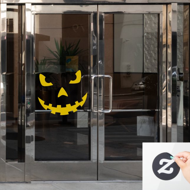 Spooky Jack-o-lantern Face (Office Door)